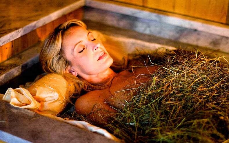 Kräuterbad gegen zervikale Osteochondrose