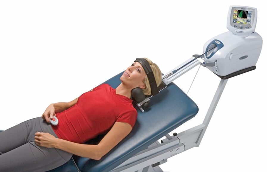 Traktionstherapie bei der Behandlung von Manifestationen der Osteochondrose
